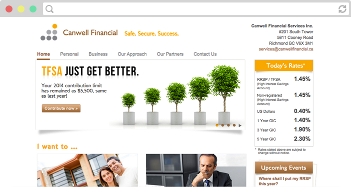 Canwell Financial Services - by corey lee designs